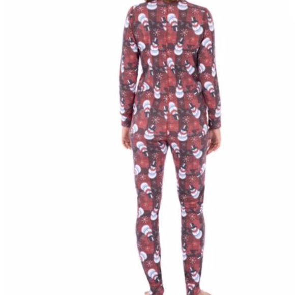 NEW Snowman Print Union Suit - Picture 3 of 3